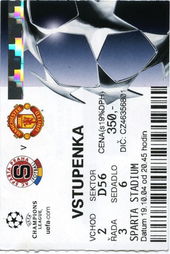 Sparta Prague v Manchester United FC